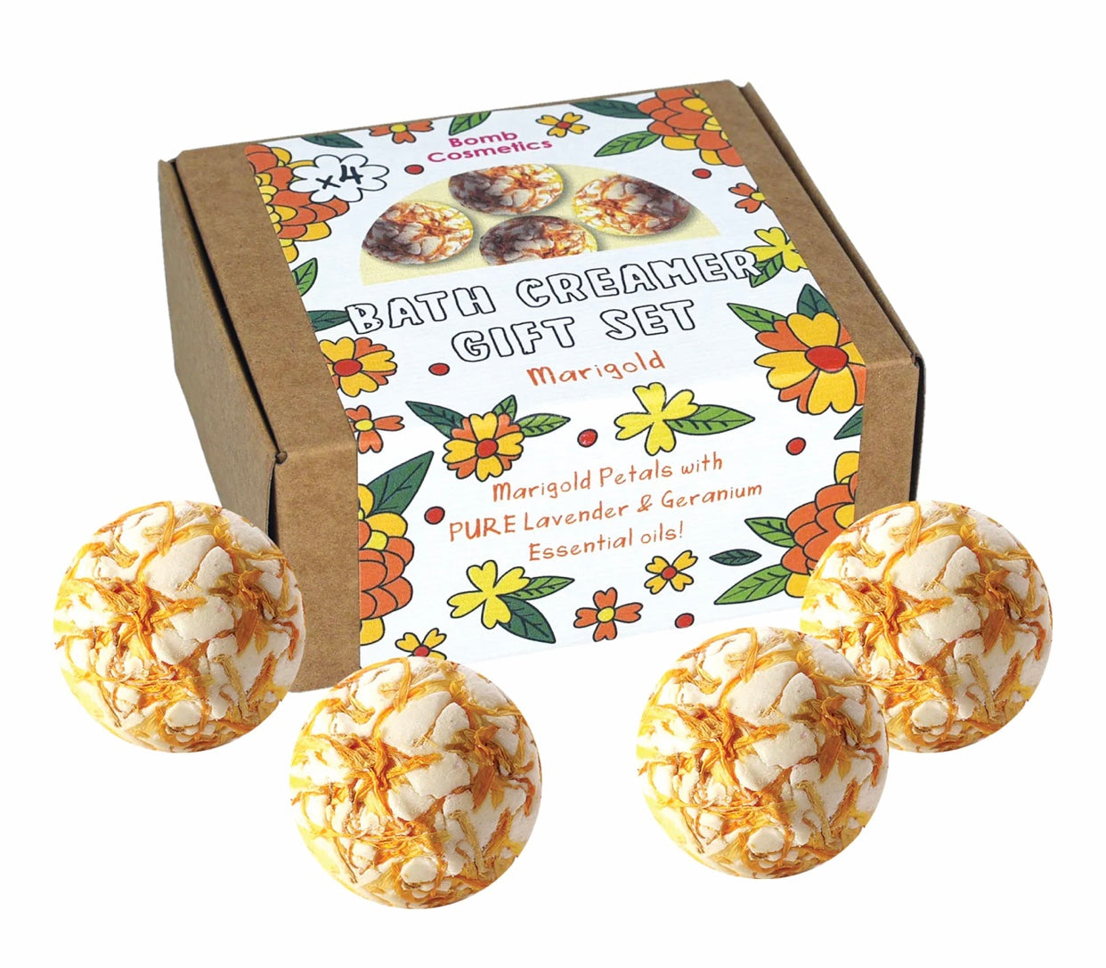 Marigold bath creamer gift set