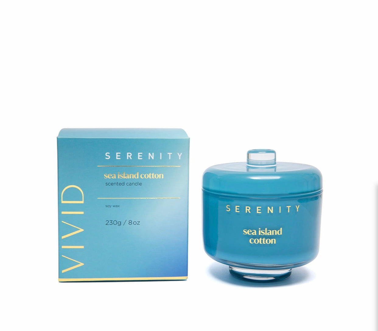 VIVID Sea Island Cotton Candle 230g