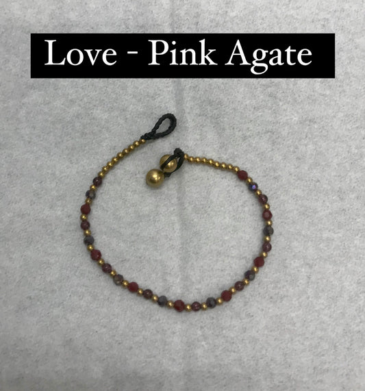 Crystal Healing Bracelet- Love