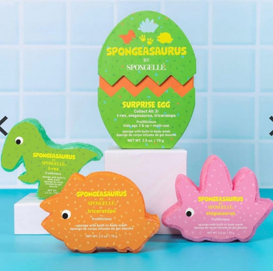 Spongeasaurus surprise egg three types