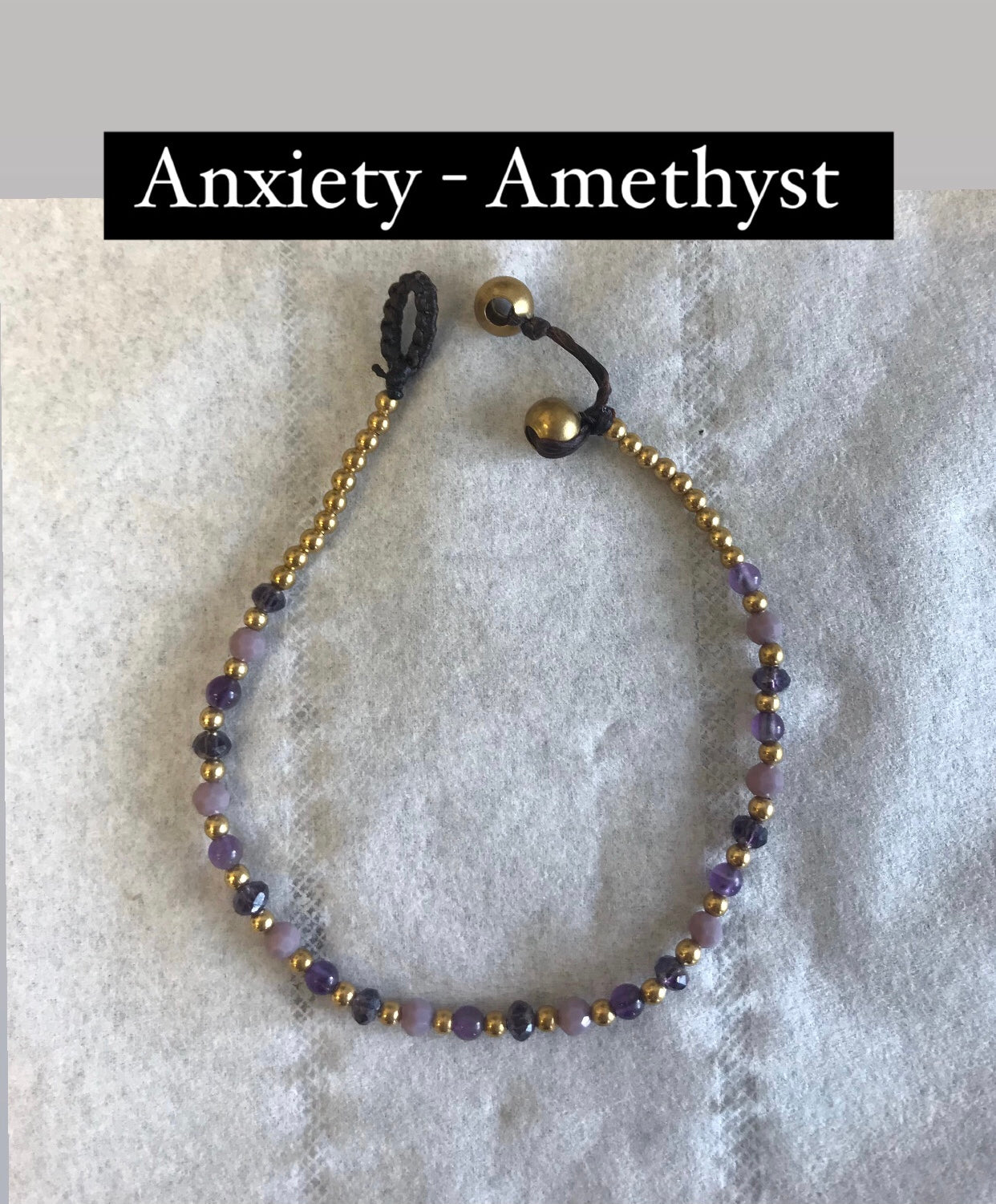 Crystal Healing Bracelet- Anxiety