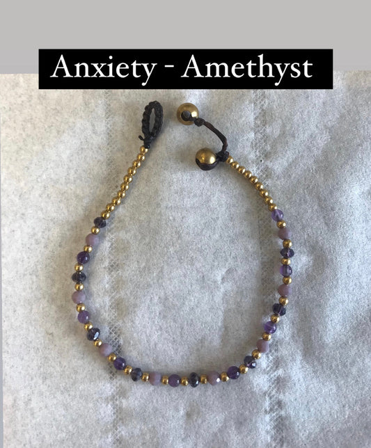 Crystal Healing Bracelet- Anxiety