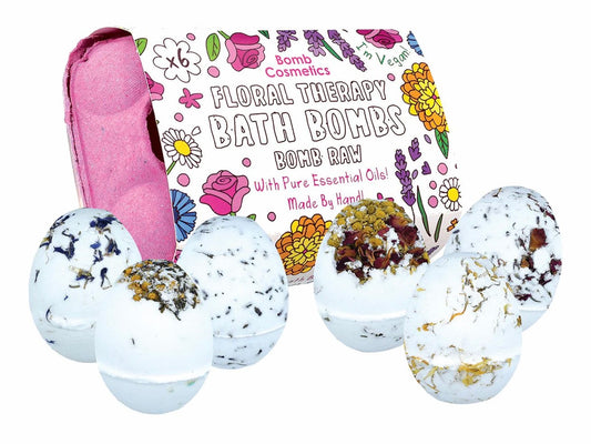 Floral Therapy Bath Bombs