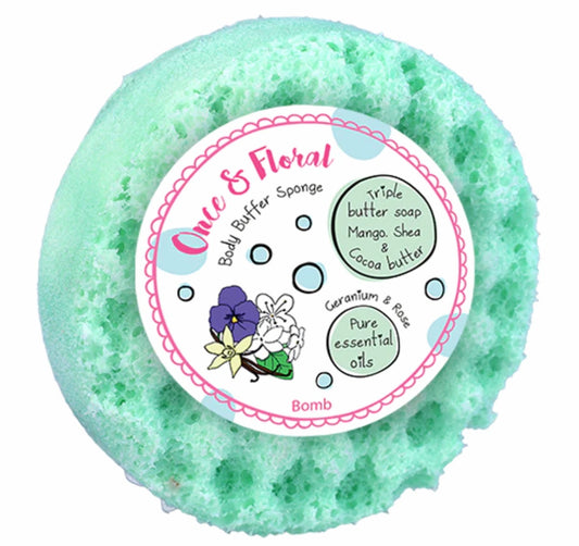 Once & Floral Body Buffer Sponge
