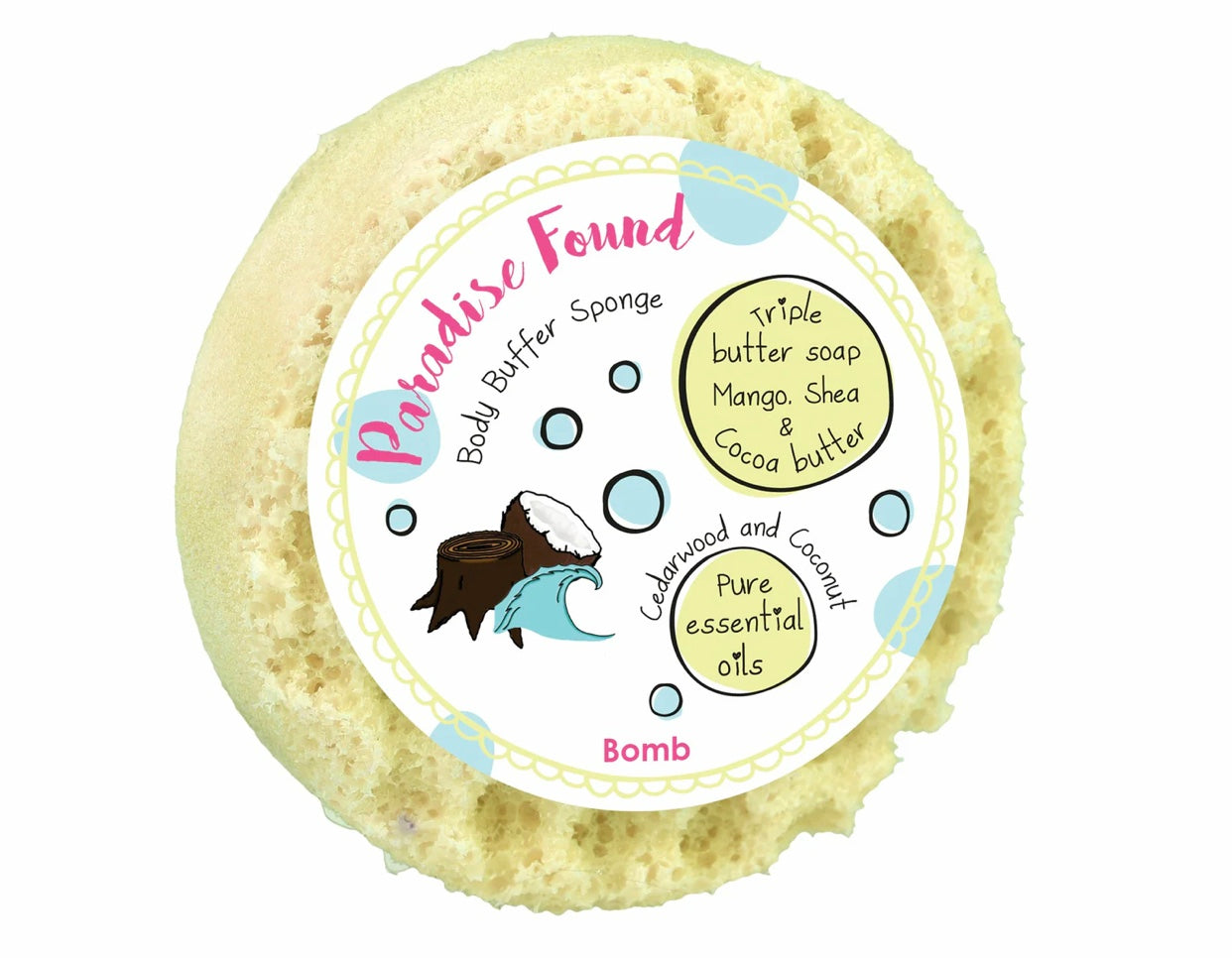Paradise Found Body Buffer Sponge
